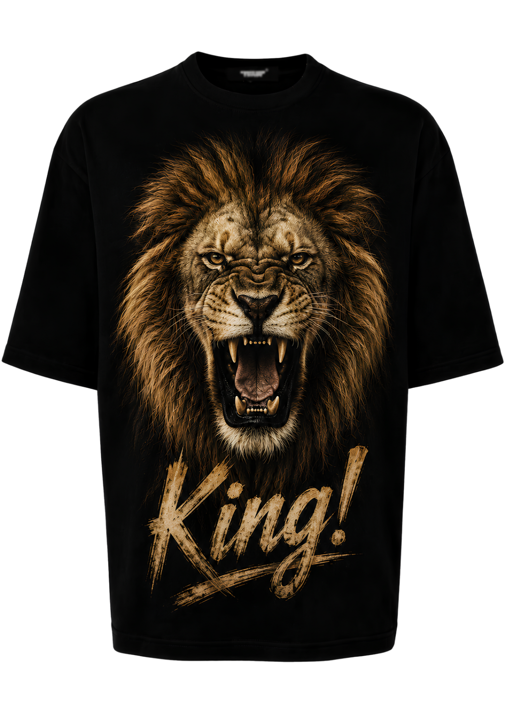 King Red Mask T-Shirt — Graphic Horror Streetwear Tee