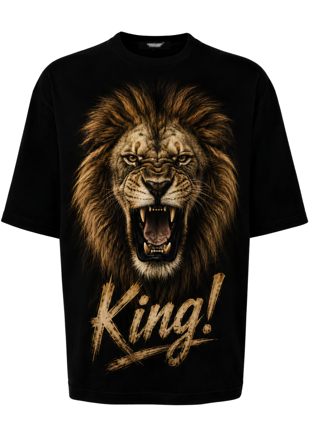 King Red Mask T-Shirt — Graphic Horror Streetwear Tee