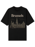 Brussels Skyline Tee — Cityscape Graphic T-Shirt