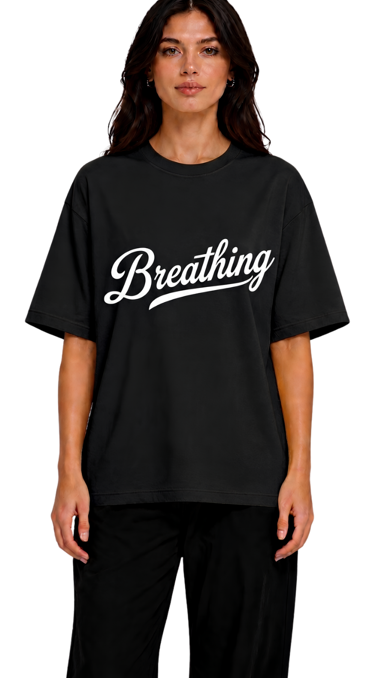T-Shirt — Vintage Script 'Goodbye' Graphic Tee
