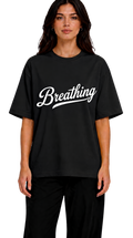 T-Shirt — Vintage Script 'Goodbye' Graphic Tee