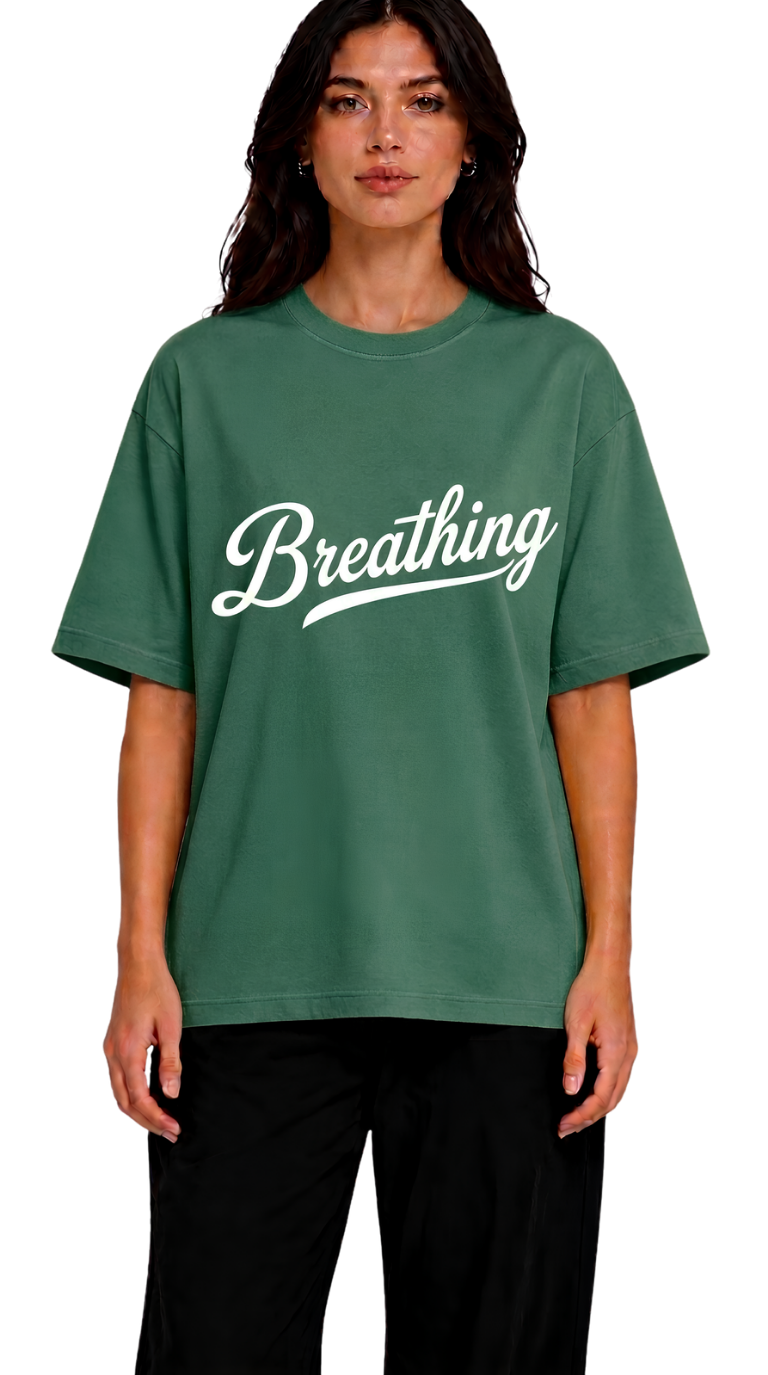 T-Shirt — Vintage Script 'Goodbye' Graphic Tee