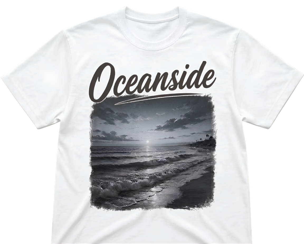Oceanside Sunset V-Neck T-Shirt
