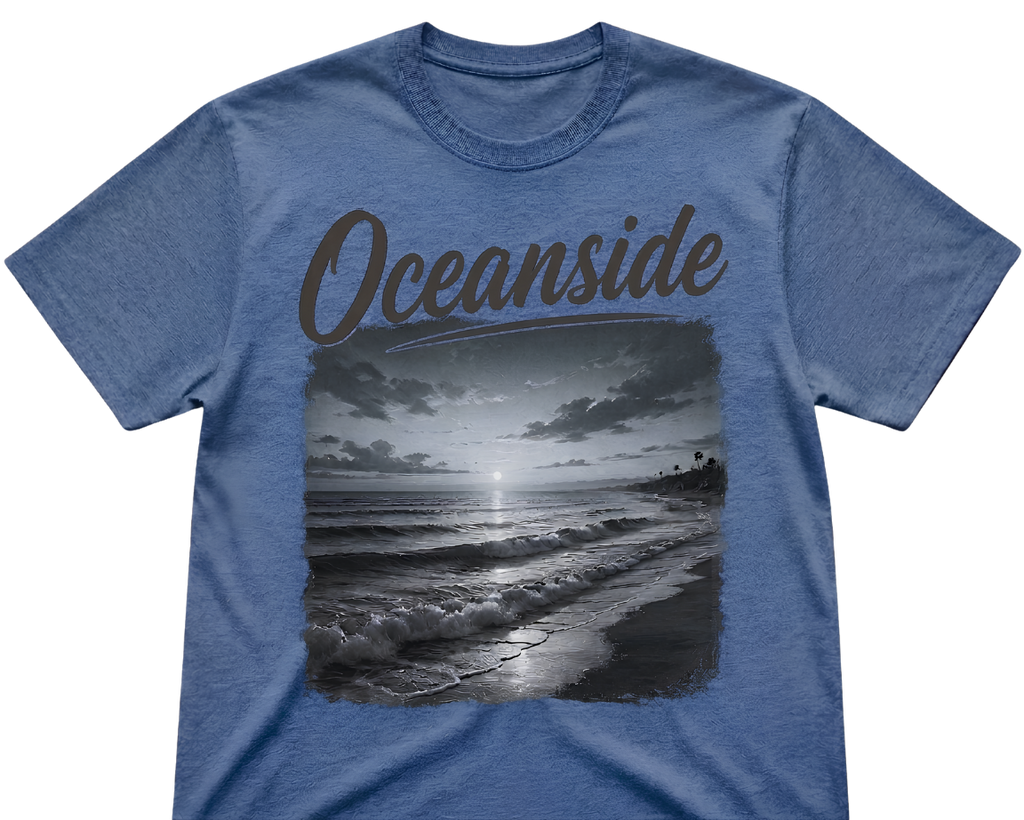 Oceanside Sunset V-Neck T-Shirt