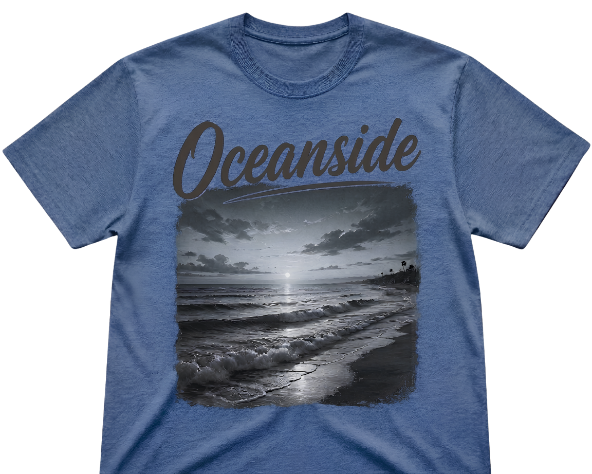 Oceanside Sunset V-Neck T-Shirt