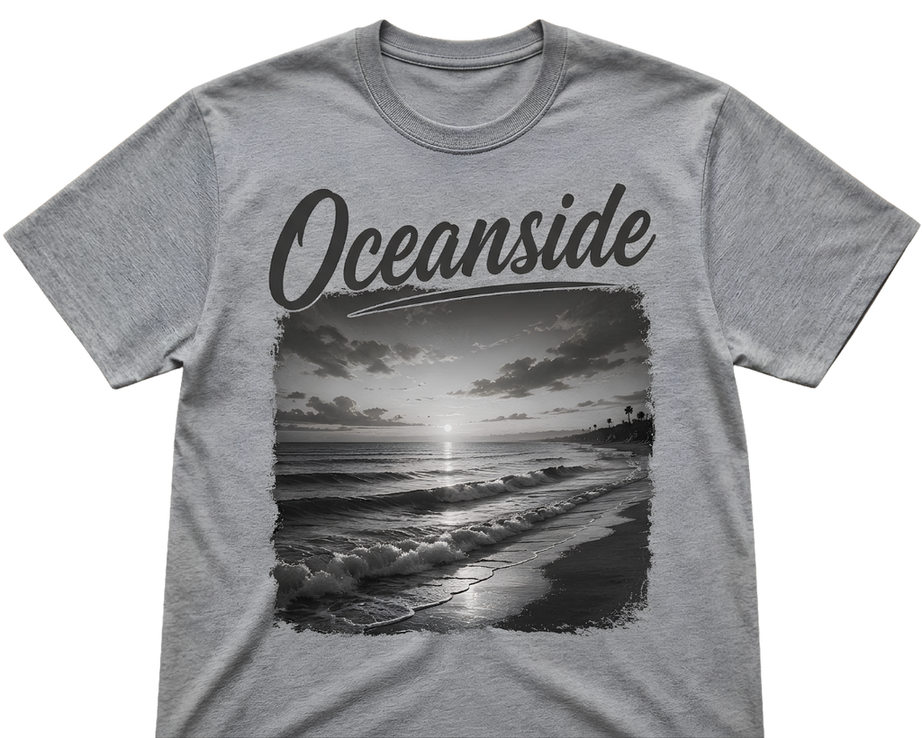 Oceanside Sunset V-Neck T-Shirt