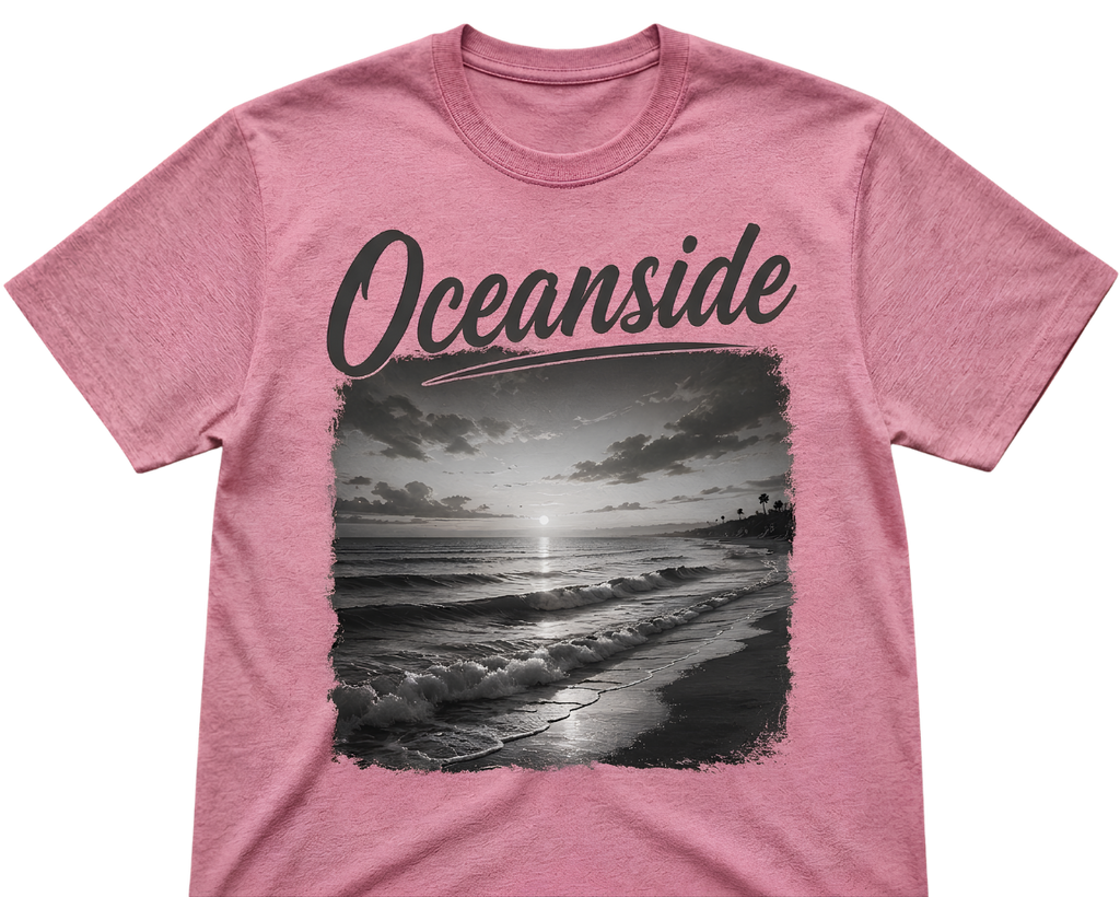 Oceanside Sunset V-Neck T-Shirt