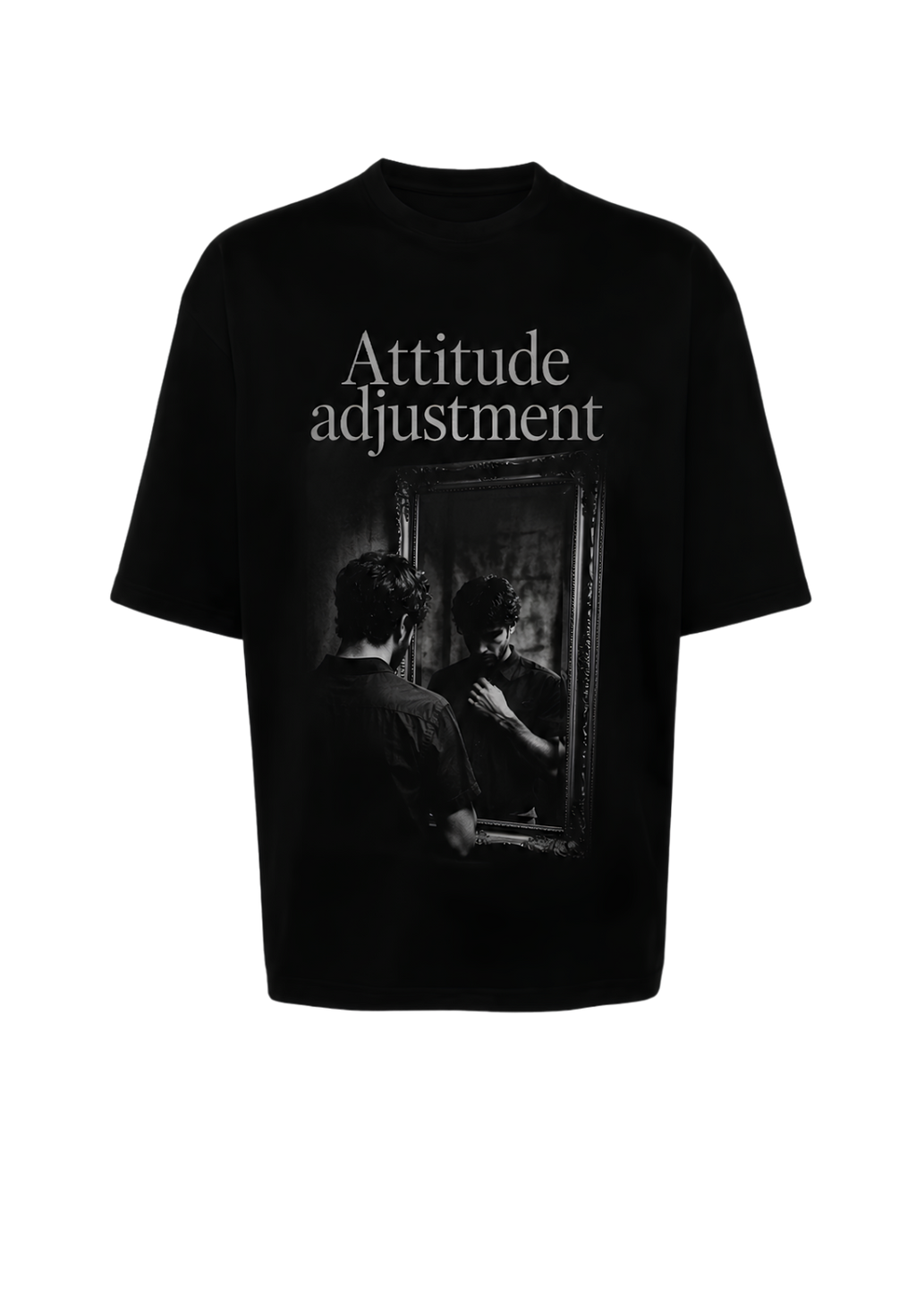 Graphic T-Shirt — "I Think, Therefore I Am" Vintage Photo Tee