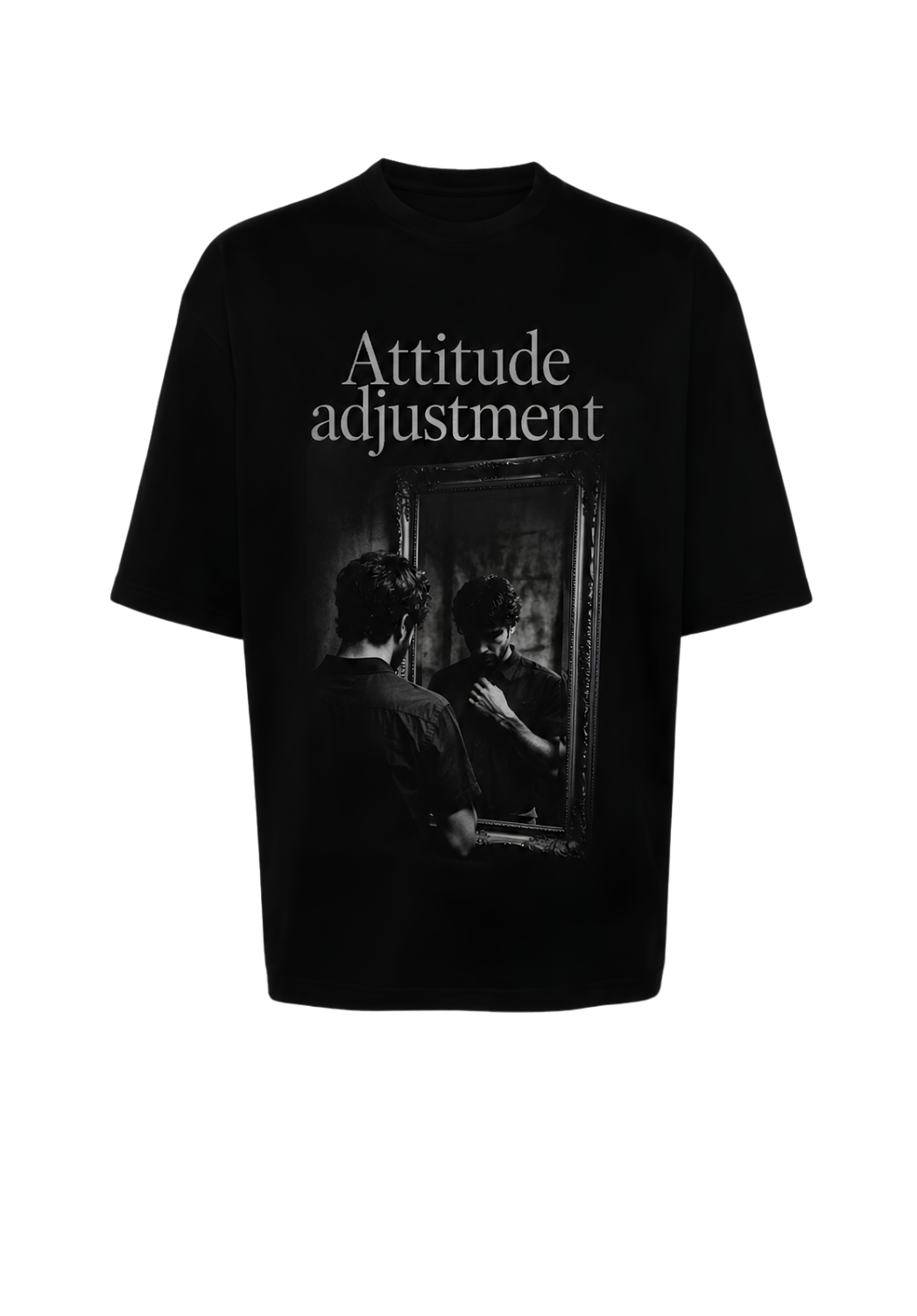 Graphic T-Shirt — "I Think, Therefore I Am" Vintage Photo Tee