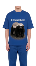T-Shirt — Graphic 'Badasshoss' Printed Front Tee