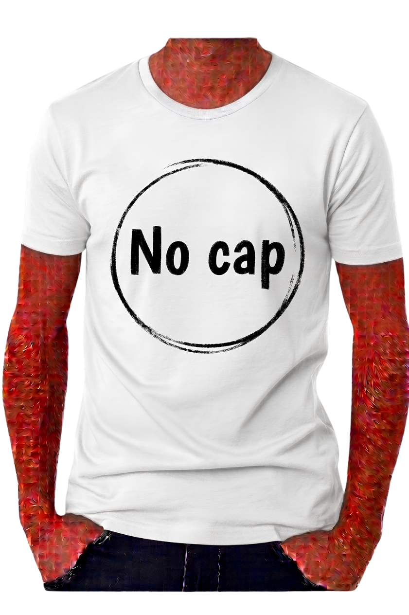 No Cap Graphic T-Shirt — Casual Streetwear Tee
