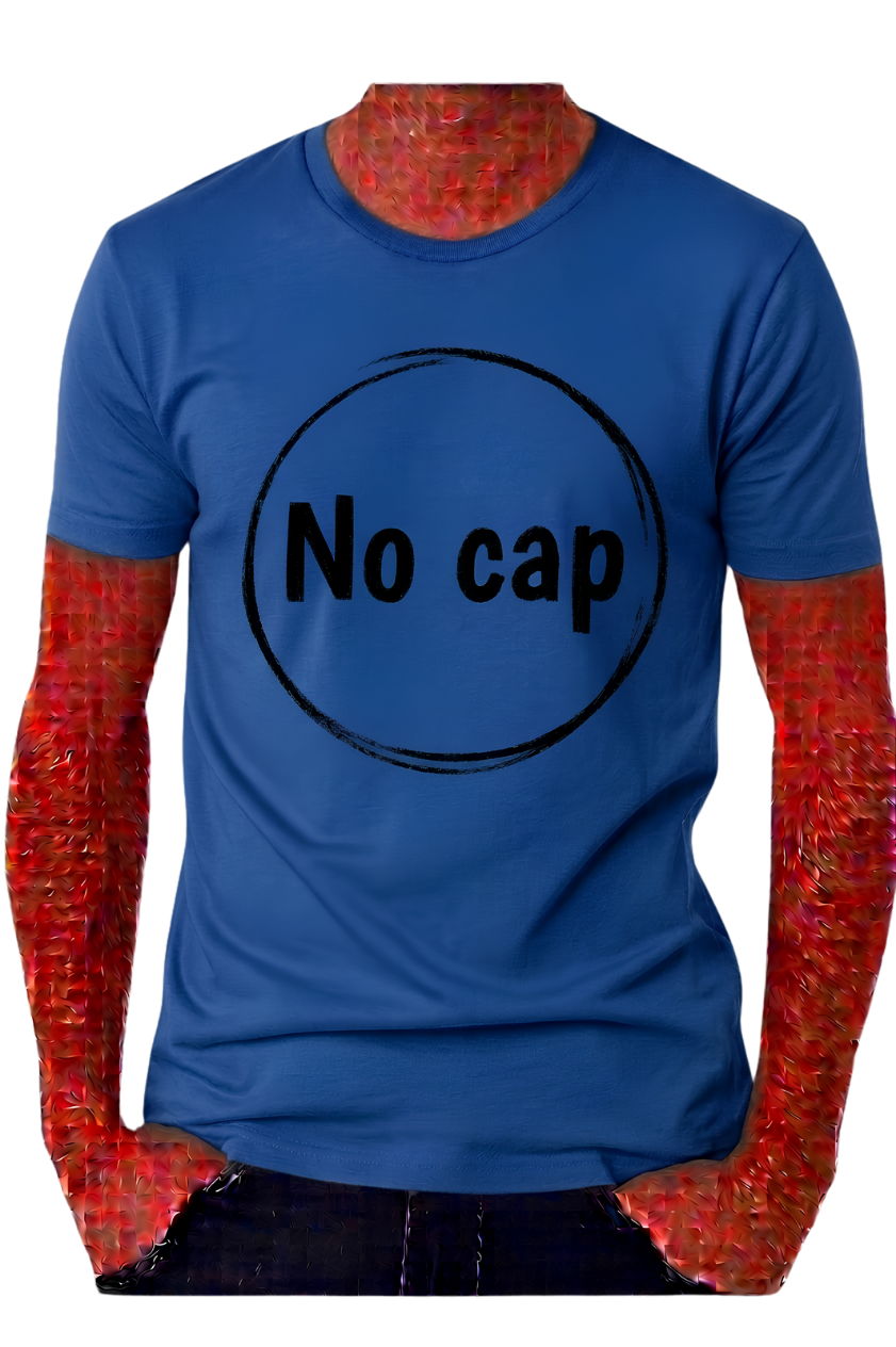 No Cap Graphic T-Shirt — Casual Streetwear Tee