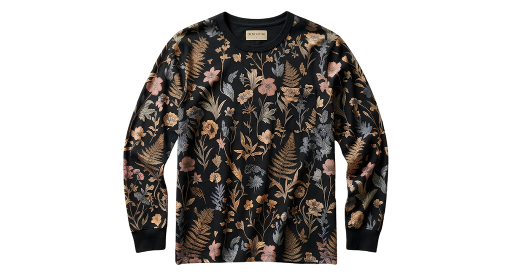 Floral Watercolor Long Sleeve Tee