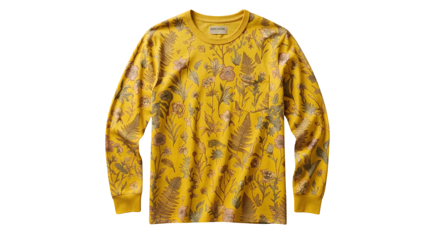 Floral Watercolor Long Sleeve Tee
