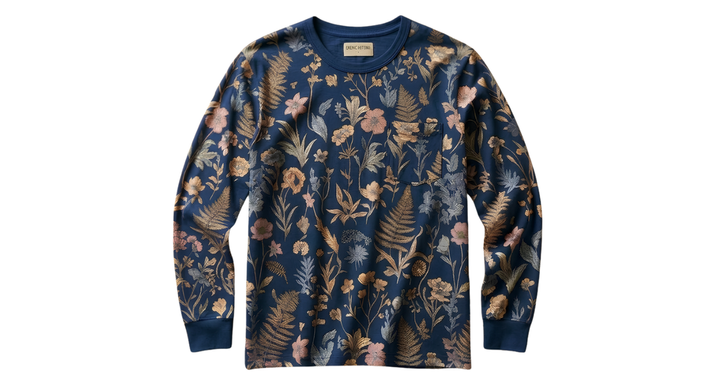 Floral Watercolor Long Sleeve Tee