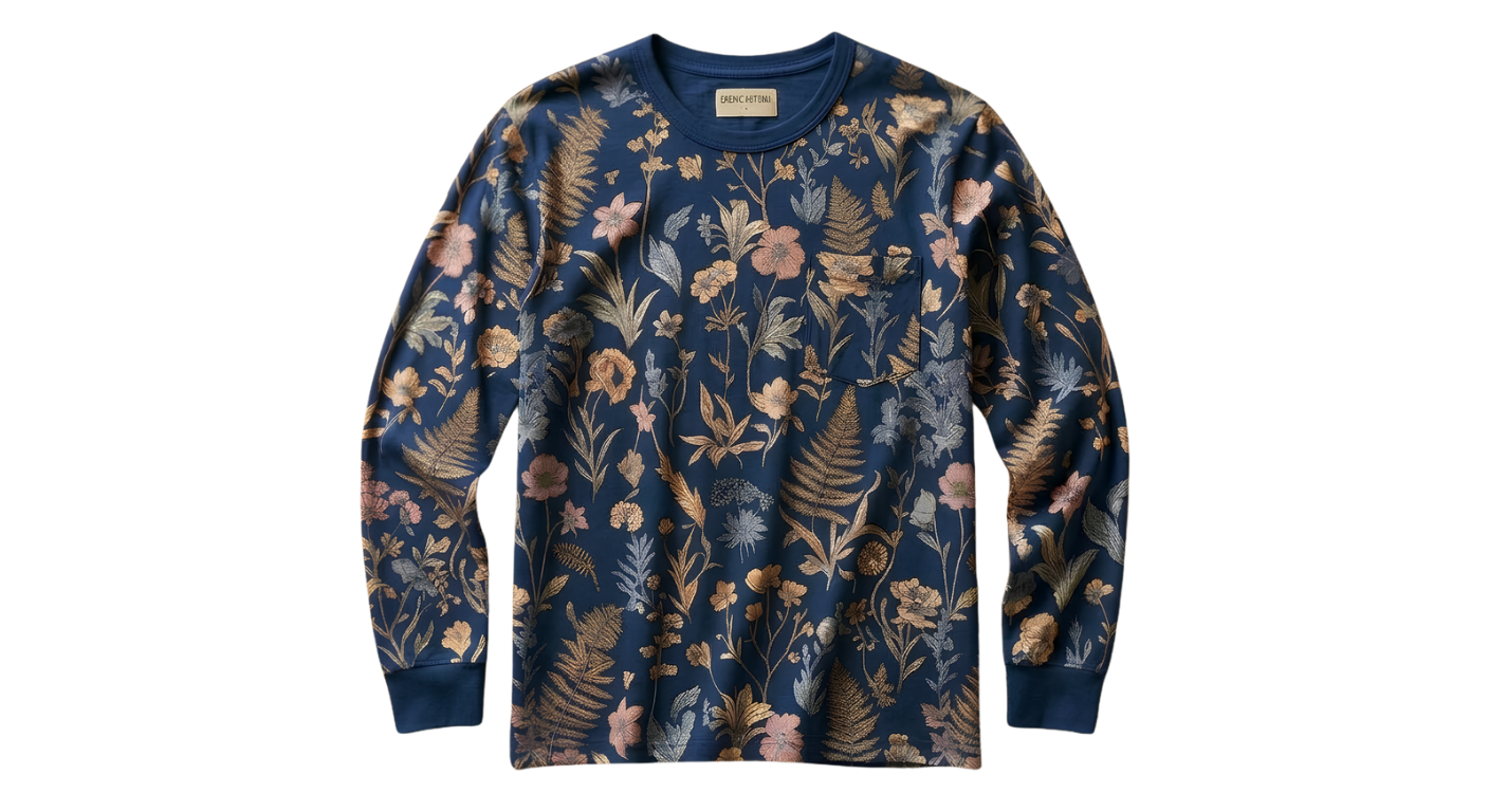 Floral Watercolor Long Sleeve Tee