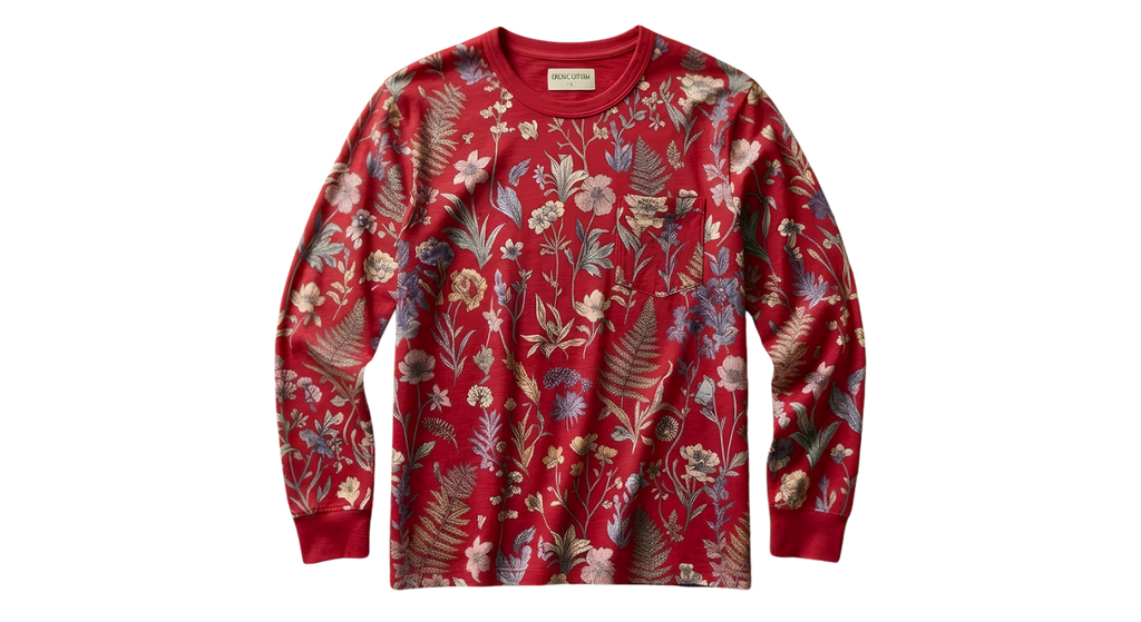 Floral Watercolor Long Sleeve Tee