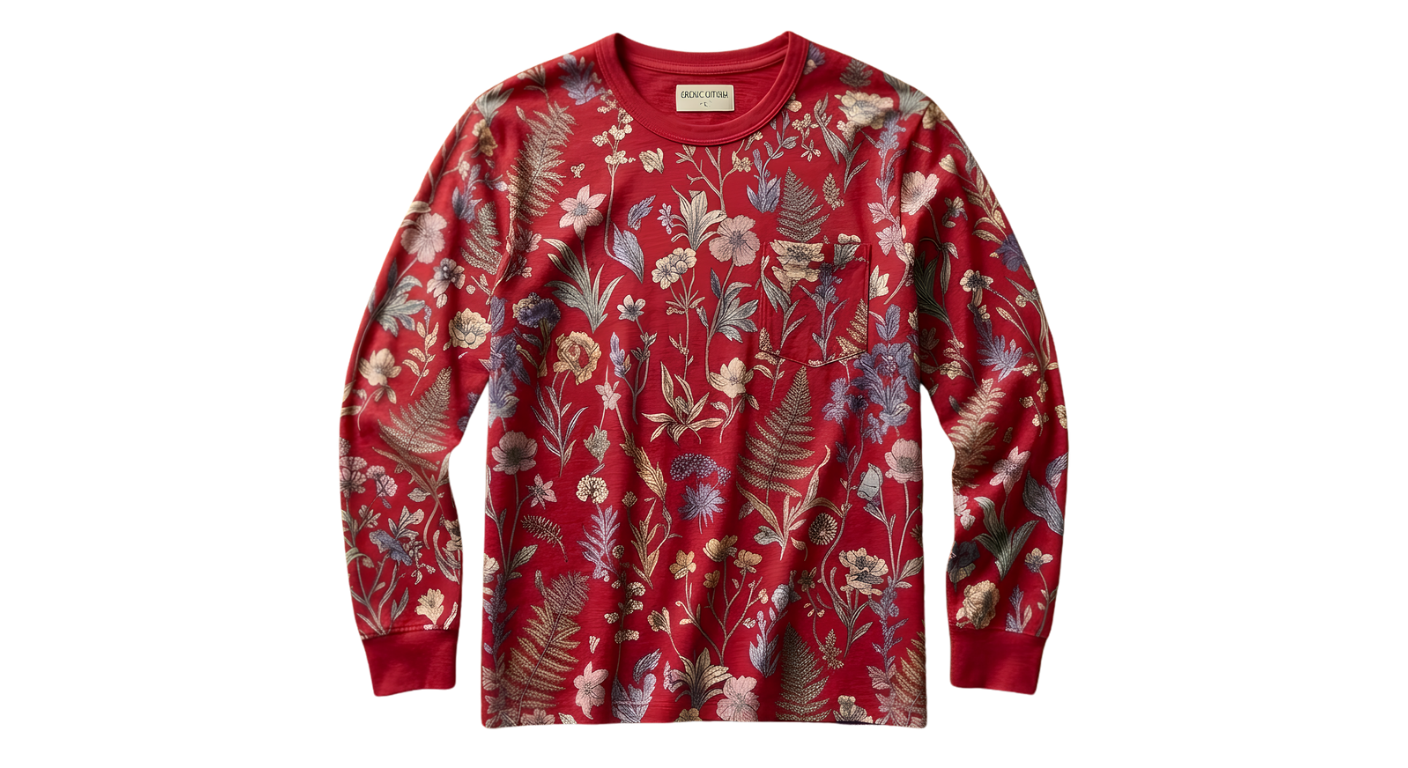 Floral Watercolor Long Sleeve Tee