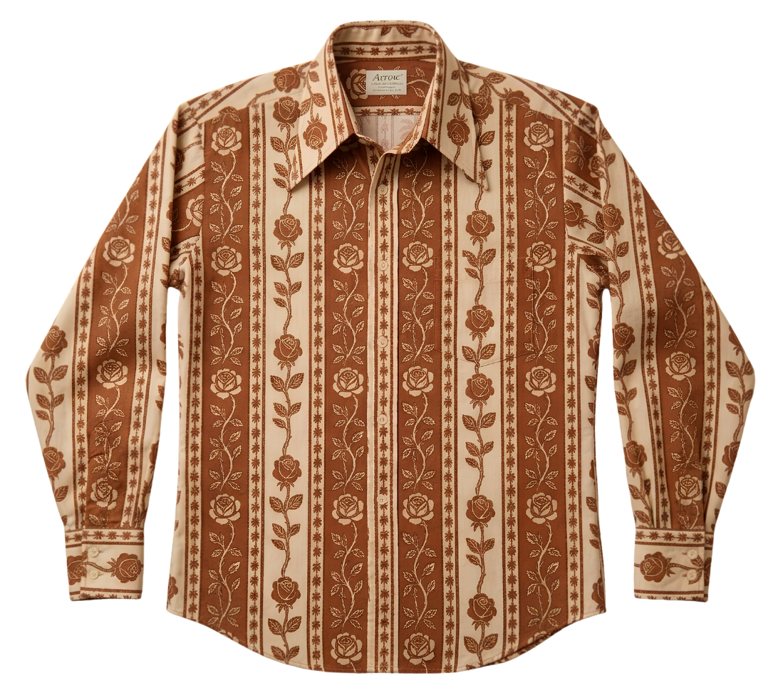 Embroidered Long Sleeve Shirt — Classic Button-Down Work & Casual Shirt