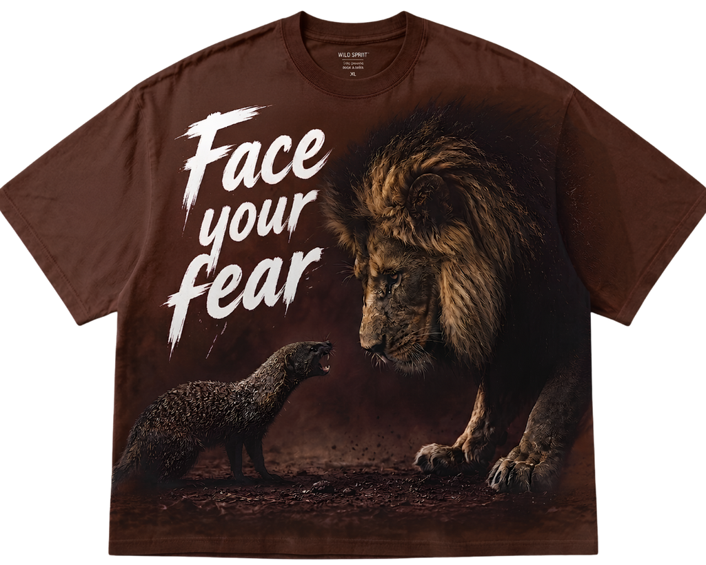 Lion 'Face Your Fear' T-Shirt