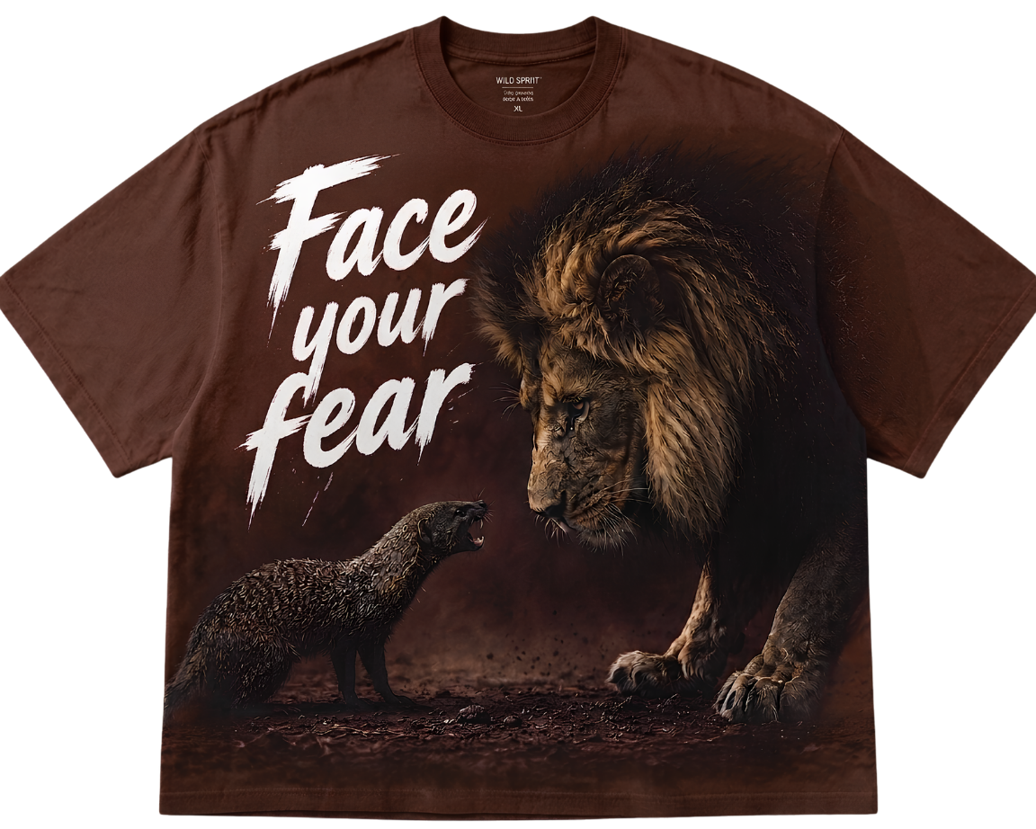 Lion 'Face Your Fear' T-Shirt
