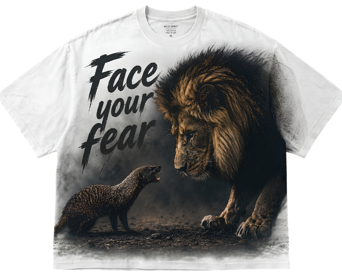 Lion 'Face Your Fear' T-Shirt