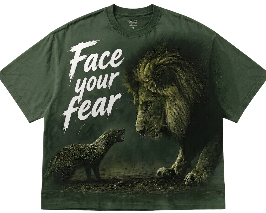 Lion 'Face Your Fear' T-Shirt