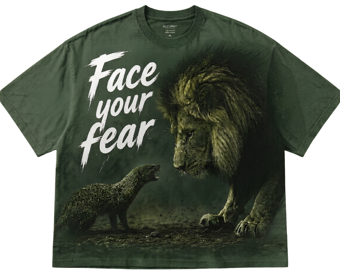 Lion 'Face Your Fear' T-Shirt