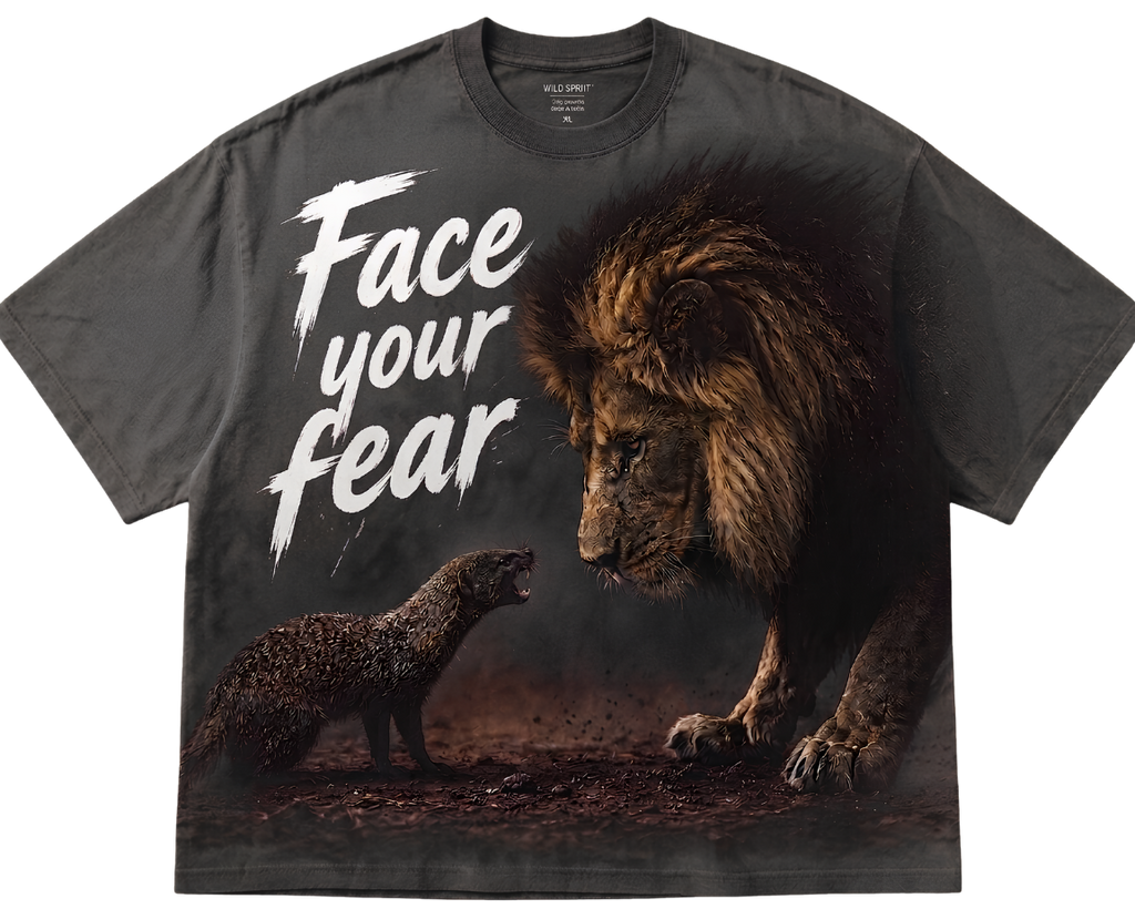 Lion 'Face Your Fear' T-Shirt