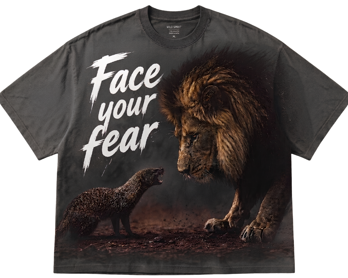 Lion 'Face Your Fear' T-Shirt