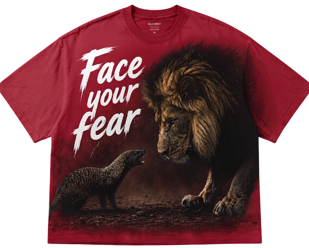 Lion 'Face Your Fear' T-Shirt