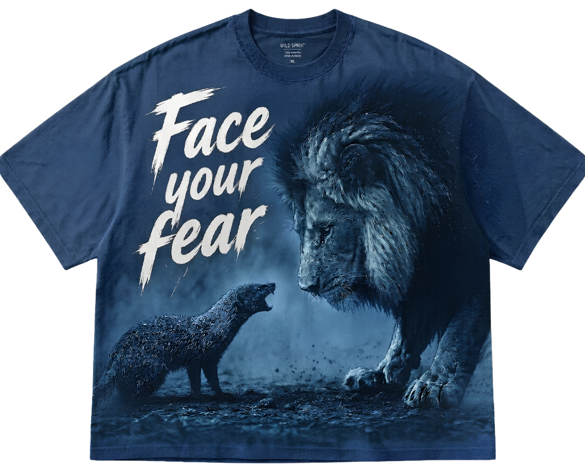 Lion 'Face Your Fear' T-Shirt