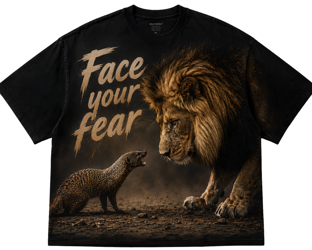 Lion 'Face Your Fear' T-Shirt