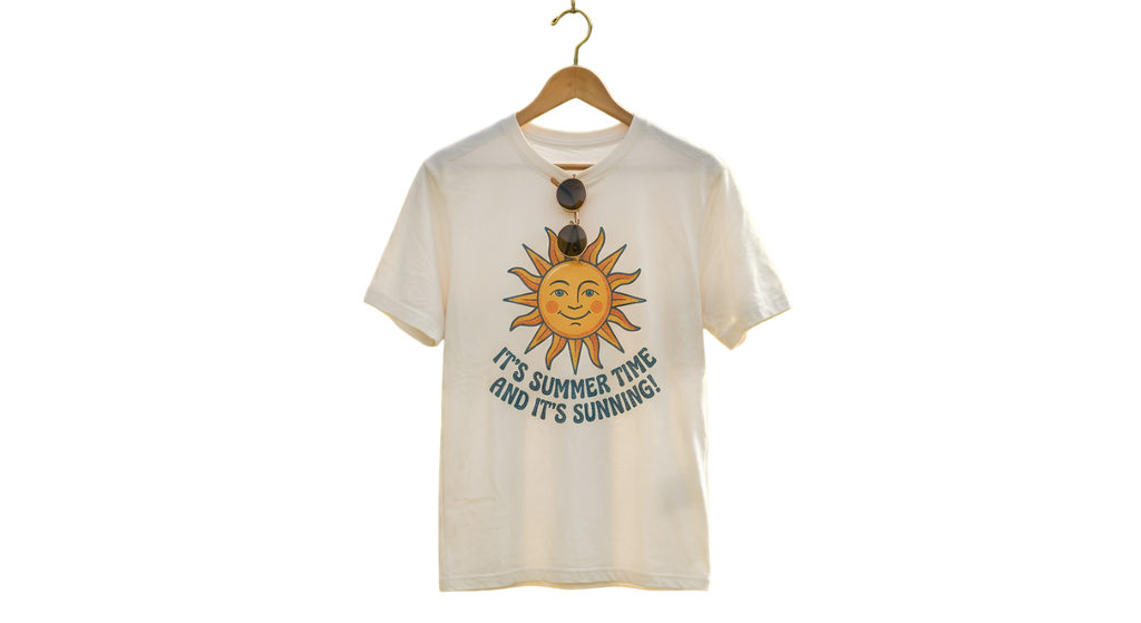 T-Shirt — Vintage Camper Van Sunset Graphic