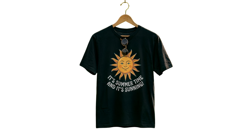T-Shirt — Vintage Camper Van Sunset Graphic