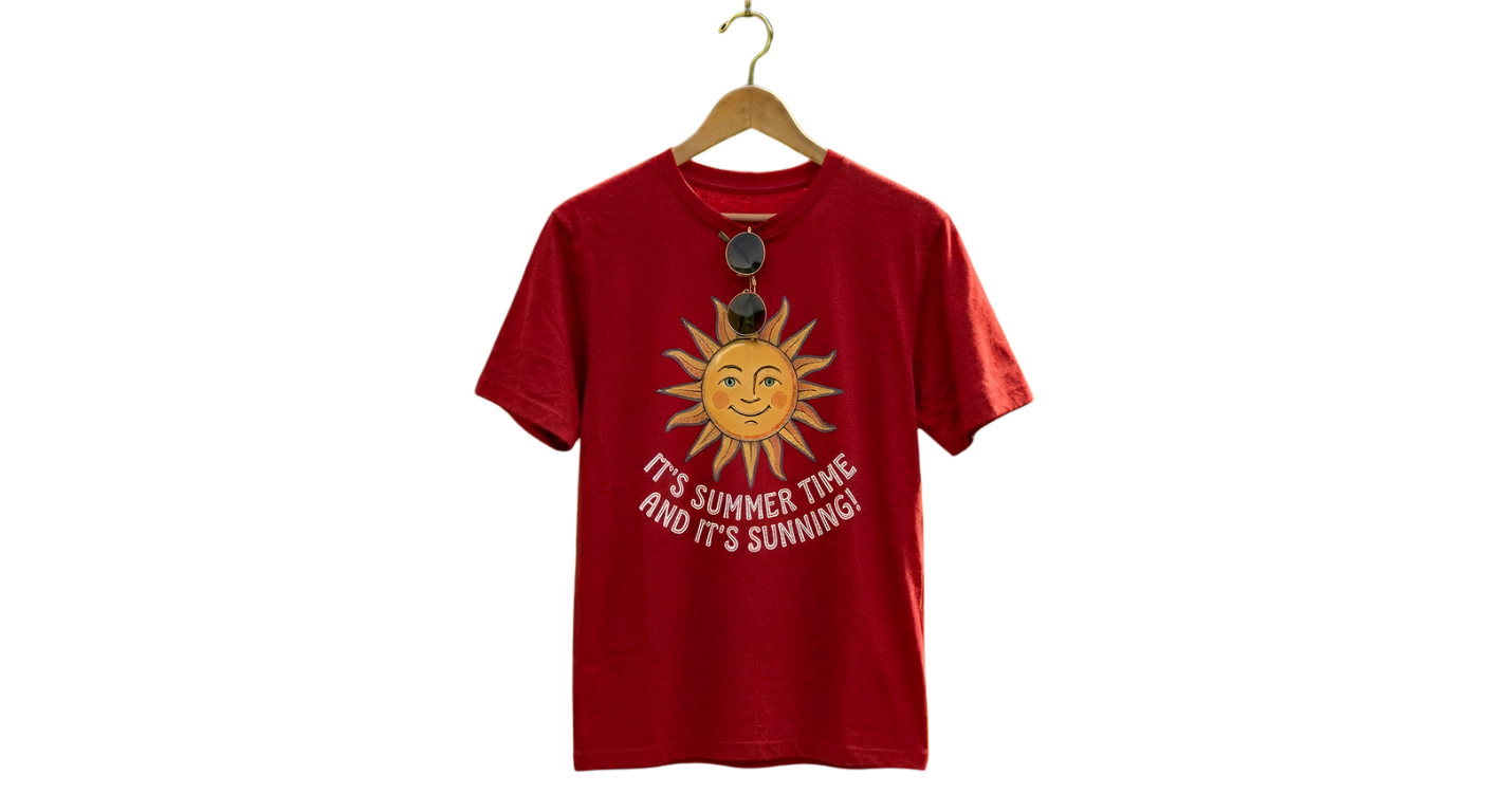 T-Shirt — Vintage Camper Van Sunset Graphic