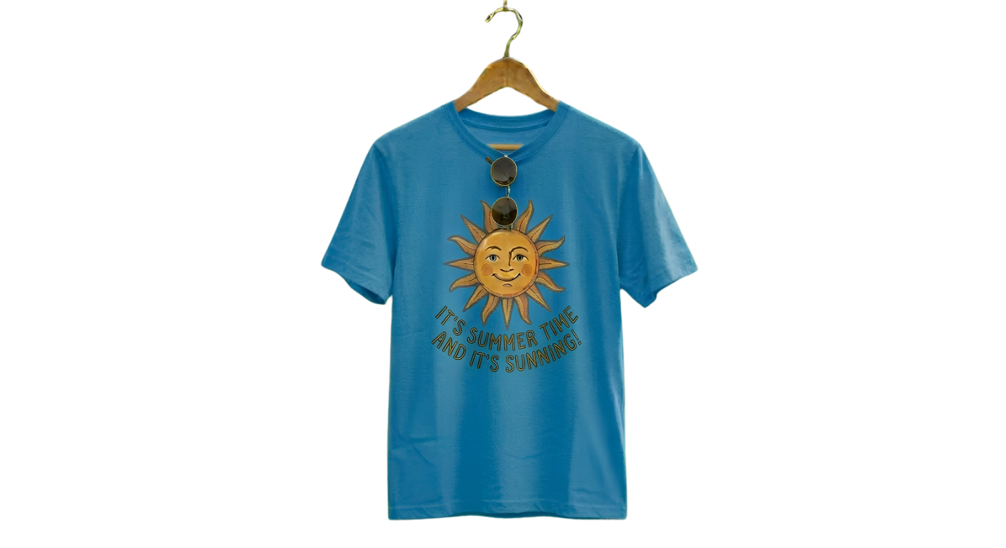 T-Shirt — Vintage Camper Van Sunset Graphic