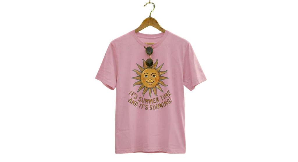 T-Shirt — Vintage Camper Van Sunset Graphic