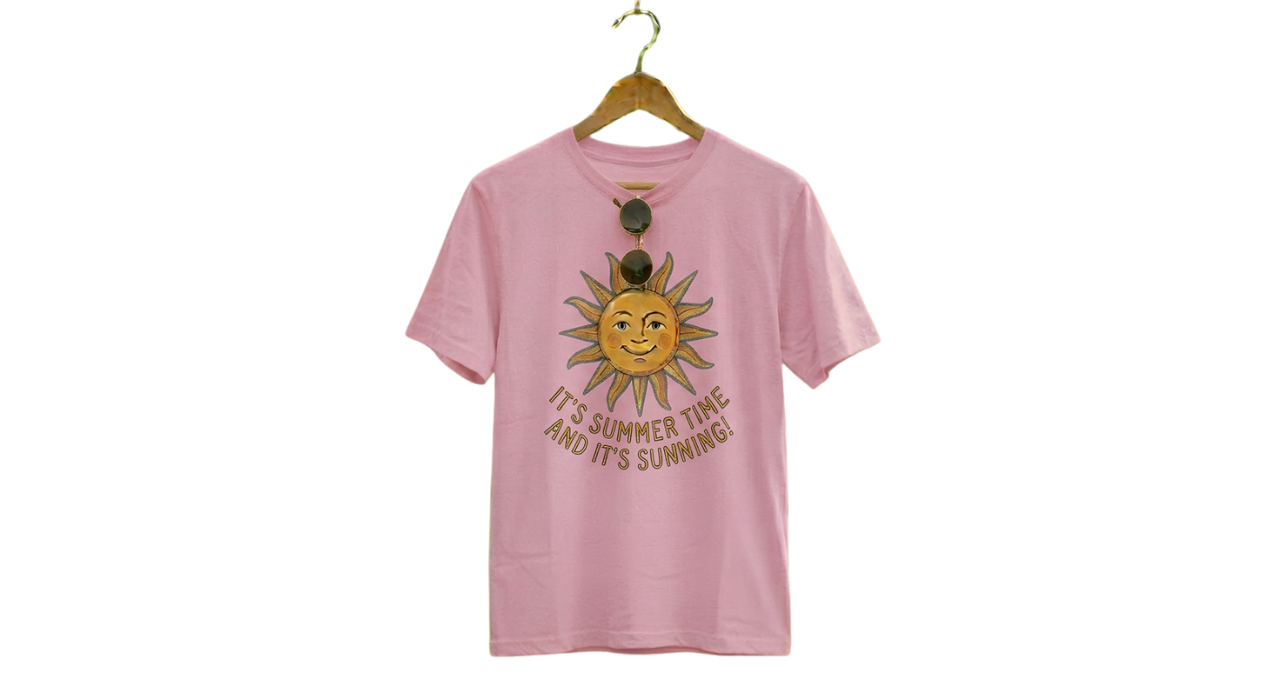 T-Shirt — Vintage Camper Van Sunset Graphic