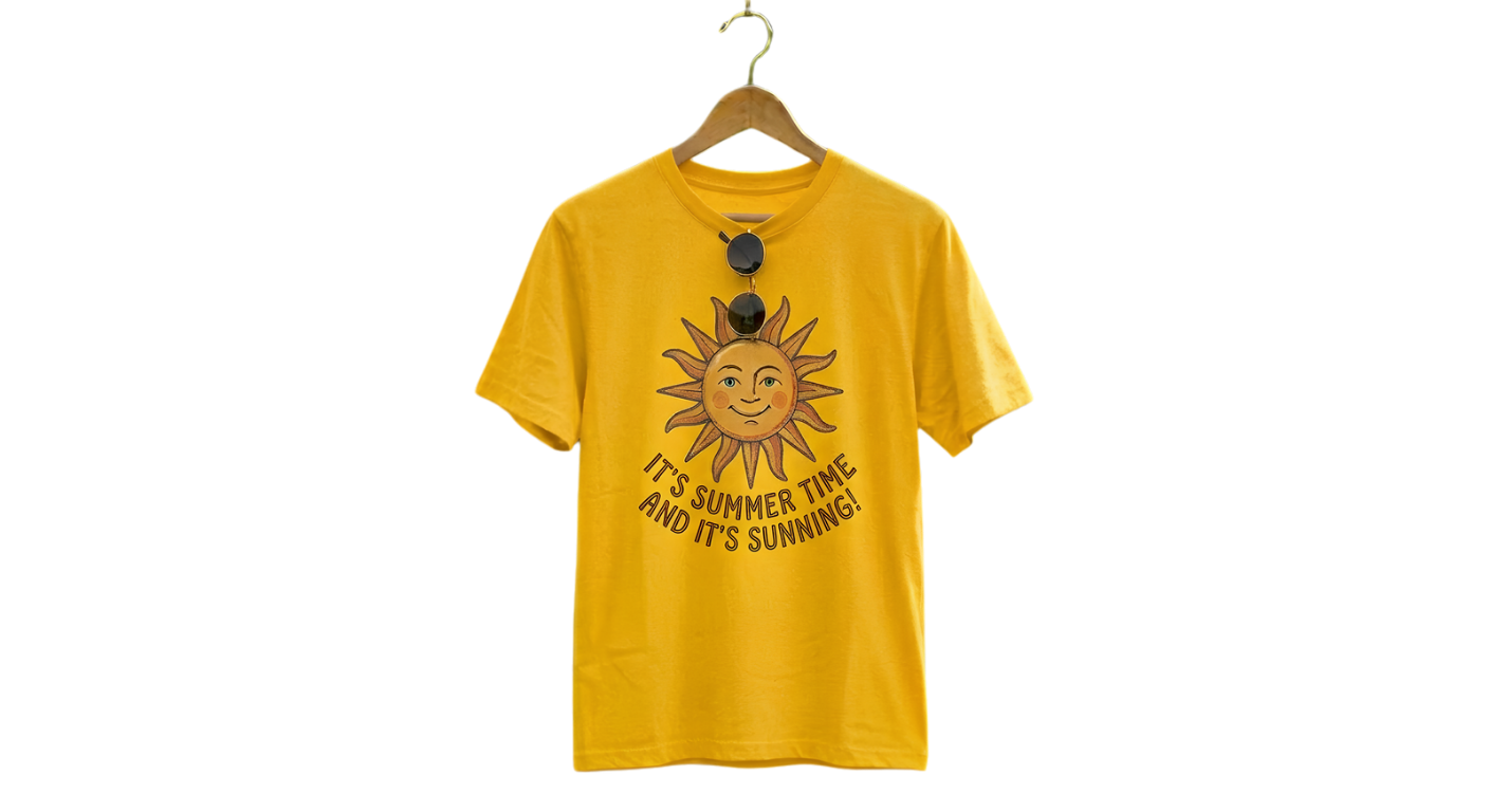 T-Shirt — Vintage Camper Van Sunset Graphic