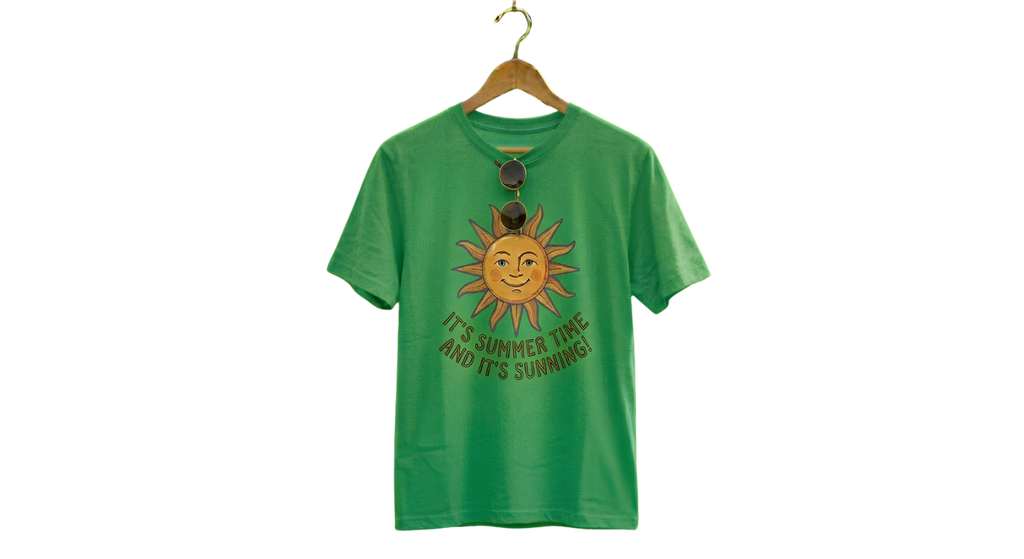 T-Shirt — Vintage Camper Van Sunset Graphic