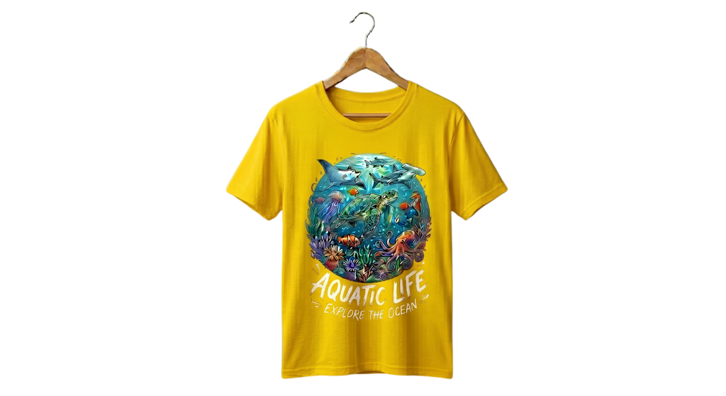Graphic Tee — Vintage Ocean Wave Tee