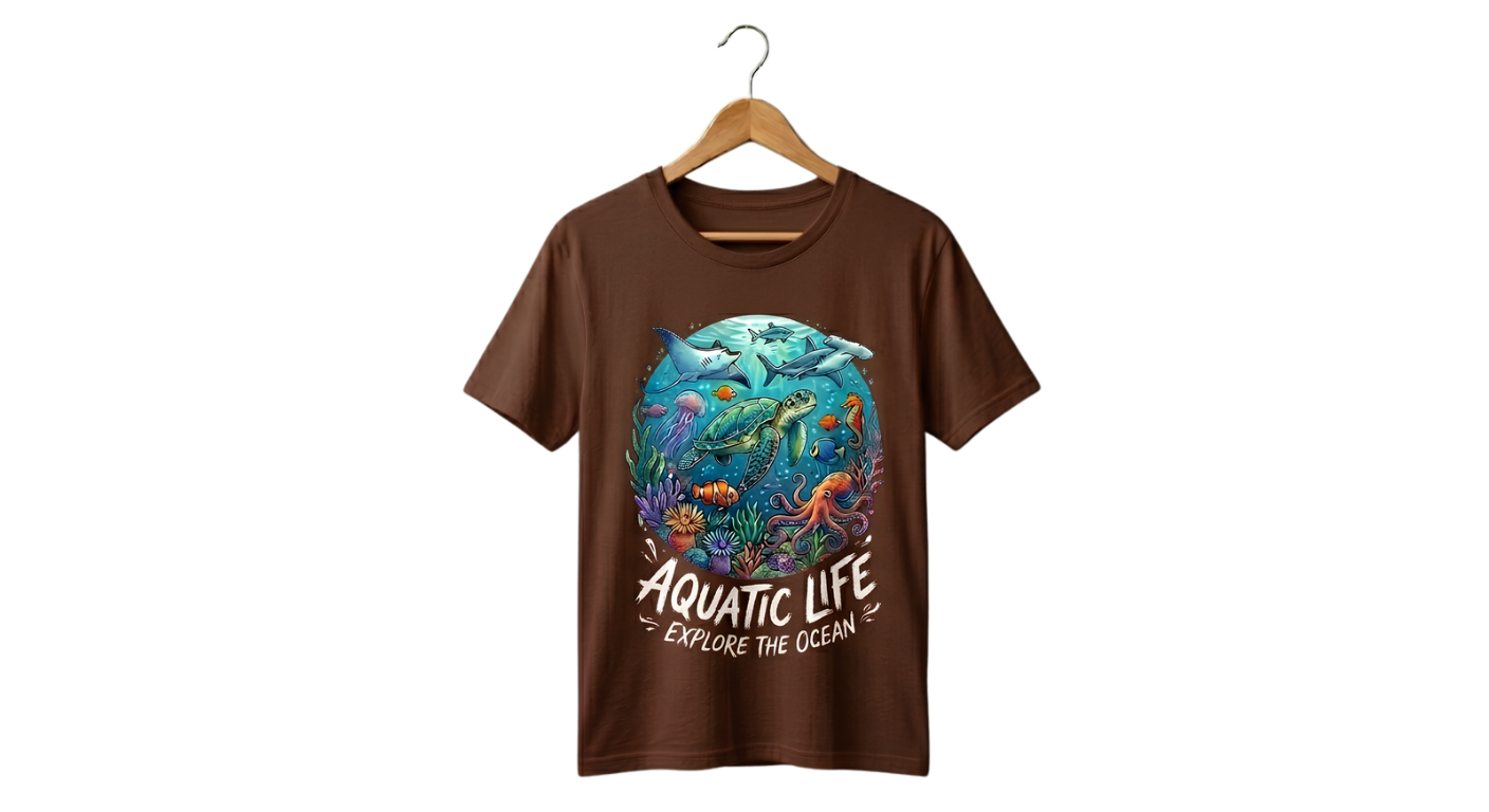 Graphic Tee — Vintage Ocean Wave Tee