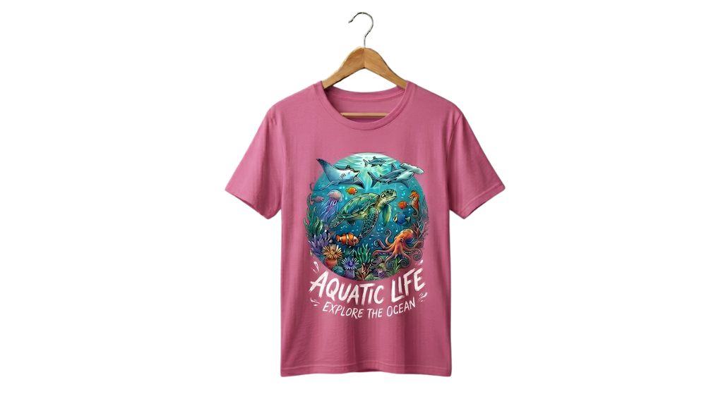Graphic Tee — Vintage Ocean Wave Tee