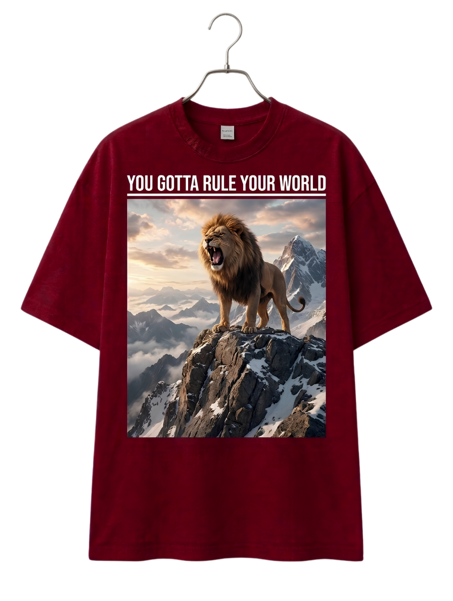 T-Shirt — Vintage Mountain Lion Photo Tee (Wilderness Explorer)