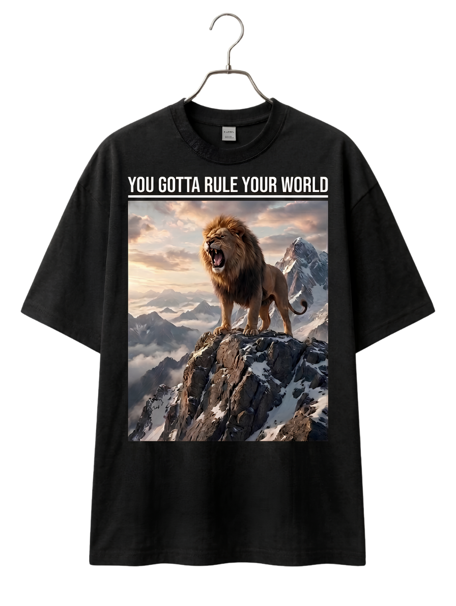 T-Shirt — Vintage Mountain Lion Photo Tee (Wilderness Explorer)