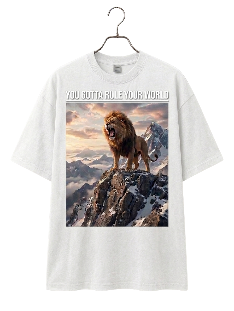 T-Shirt — Vintage Mountain Lion Photo Tee (Wilderness Explorer)