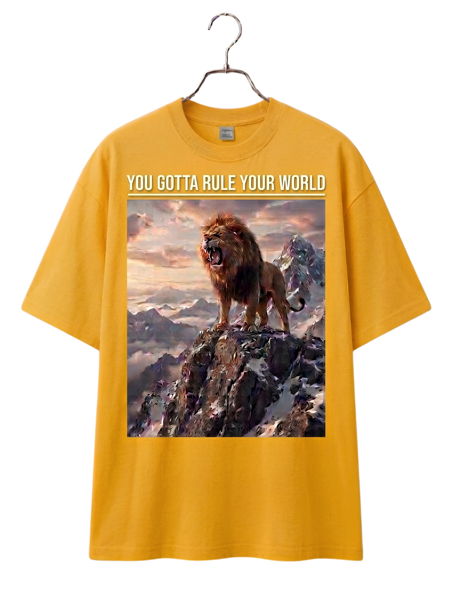 T-Shirt — Vintage Mountain Lion Photo Tee (Wilderness Explorer)
