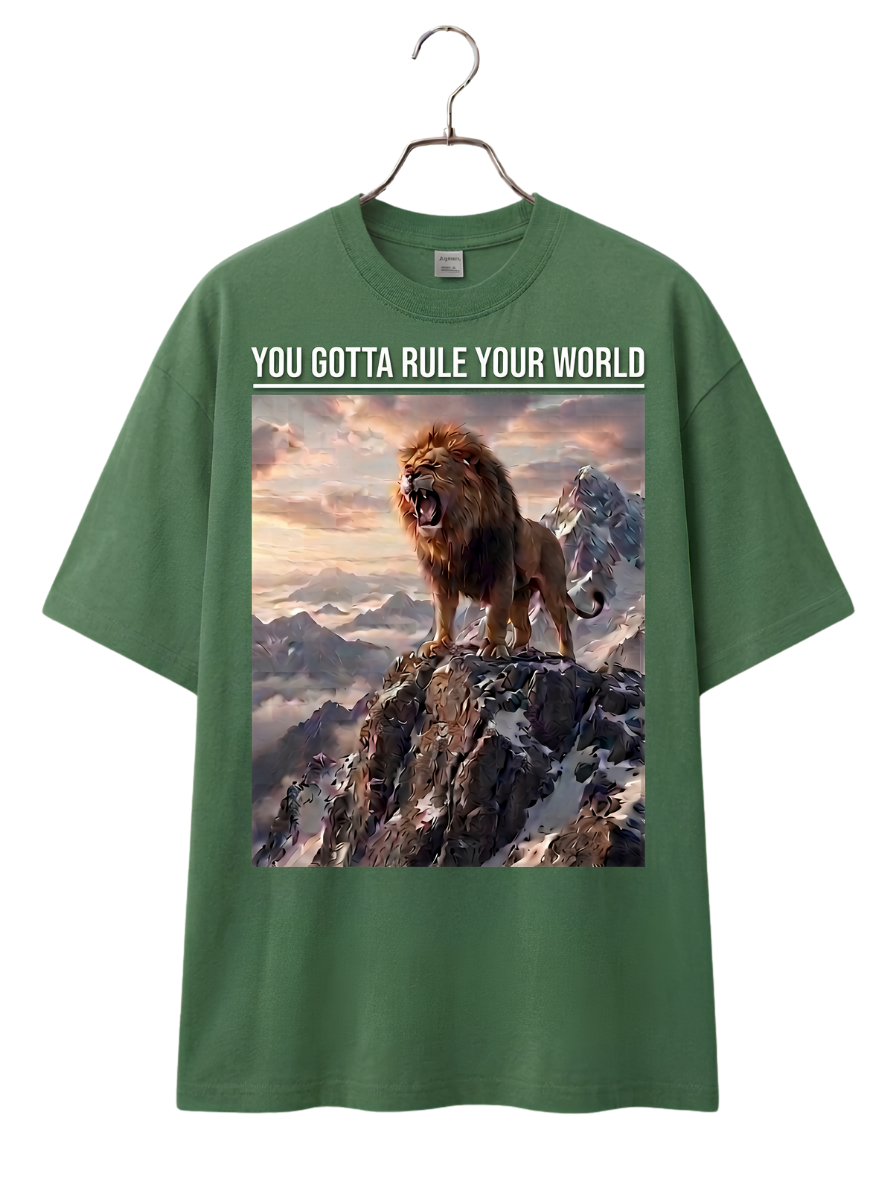 T-Shirt — Vintage Mountain Lion Photo Tee (Wilderness Explorer)