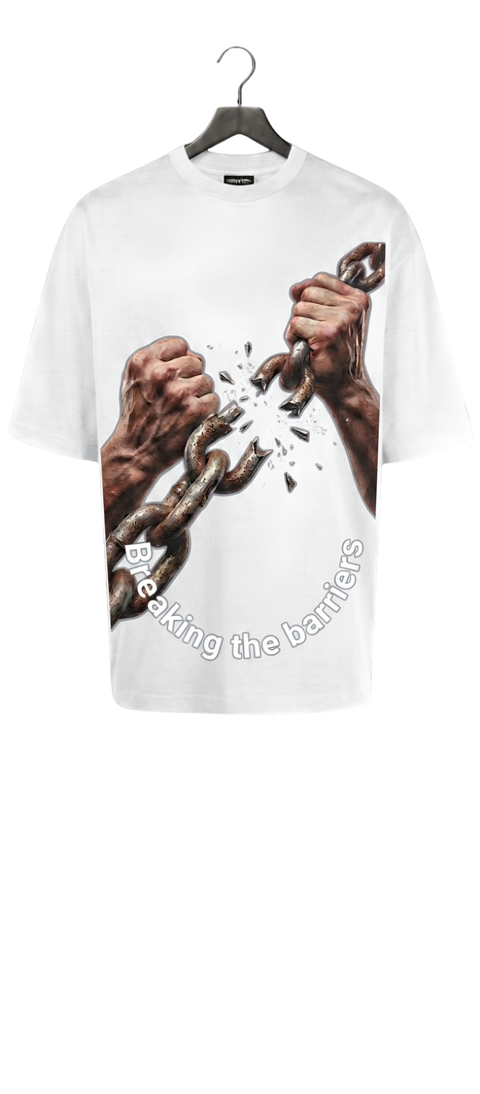 T-Shirt — Vintage Guitar Hands Graphic Tee (“Play to the Rhythm”)